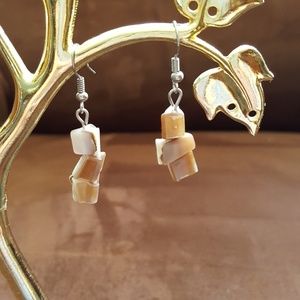 Stone earrings